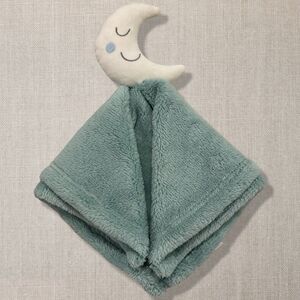 Baby Gear Moon Lovey Security Blanket Plush Teal Baby Blanket